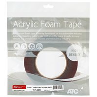 Oboustranná šedá akrylová lepící páska 12mm x 0,8mm x 10m